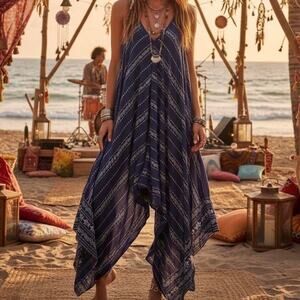 Japna Handkerchief Lagenlook Jumpsuit